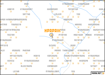 map of Hpa-paik