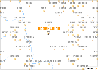 map of Hparhlaing