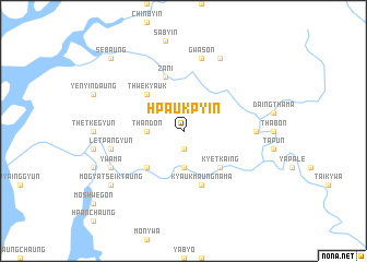 map of Hpaukpyin