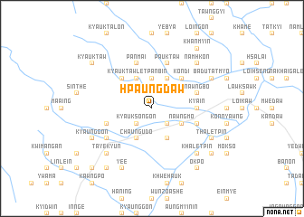 map of Hpaungdaw