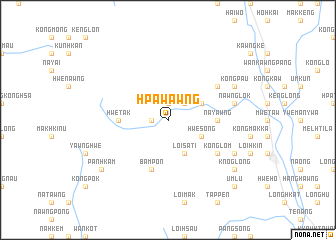 map of Hpawawng