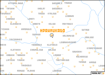 map of Hpawmukado