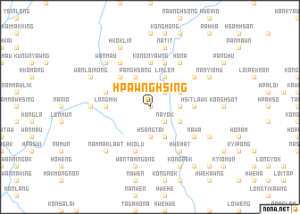 map of Hpawnghsing