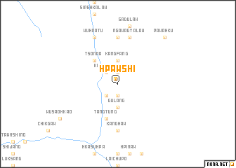 map of Hpawshi