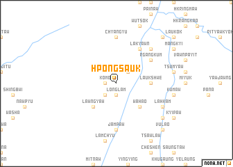 map of Hpongsauk