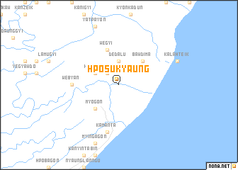 map of Hpo Su Kyaung