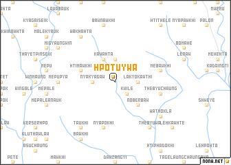 map of Hpotu-ywa