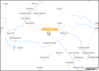 map of Hpungaw