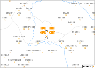 map of Hpunkan