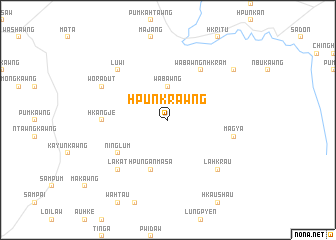 map of Hpunkrawng