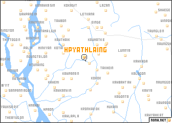 map of Hpyathlaing