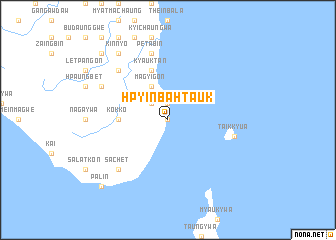 map of Hpyinbahtauk