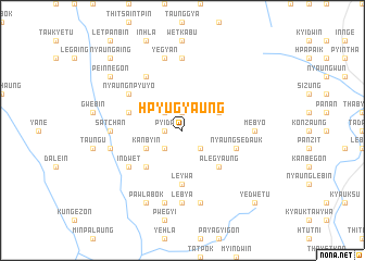 map of Hpyugyaung