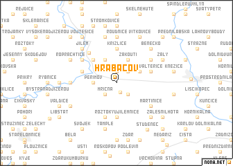 map of Hrabačov