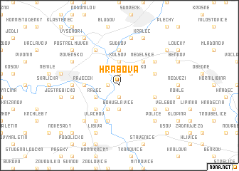 map of Hrabová