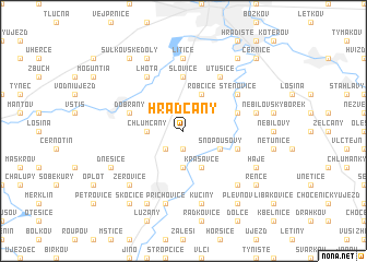 map of Hradčany