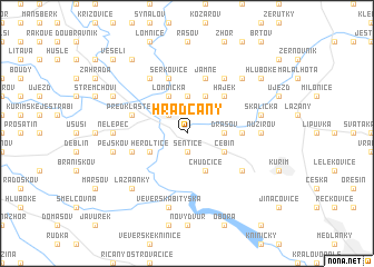 map of Hradčany