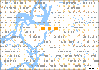 map of Hrainpur