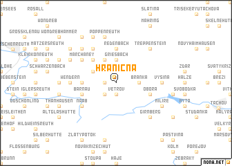 map of Hraničná