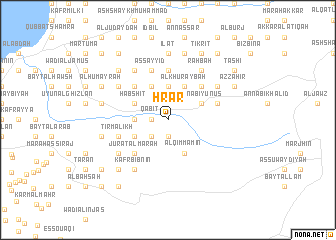 map of Ḩrār