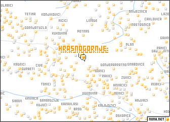 map of Hrasno Gornje