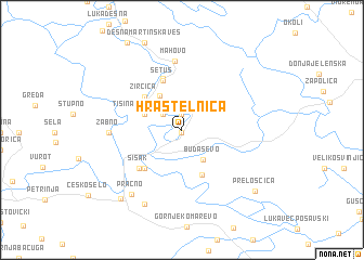 map of Hrastelnica