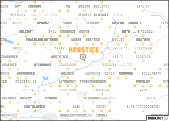 map of Hraštice