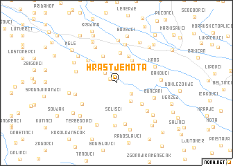 map of Hrastje-Mota