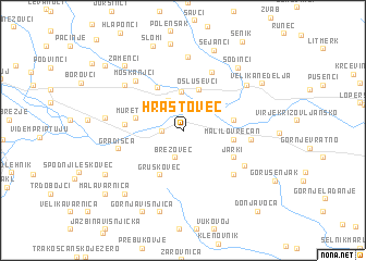 map of Hrastovec
