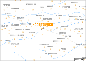 map of Hrastovsko