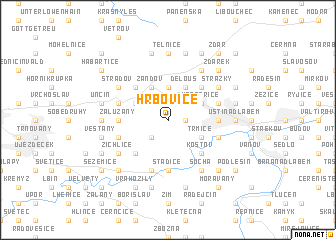 map of Hrbovice