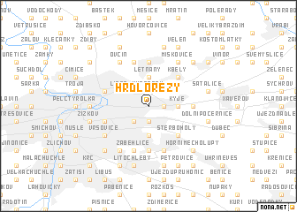 map of Hrdlořezy