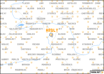 map of Hrdly