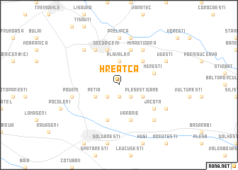 map of Hreaţca