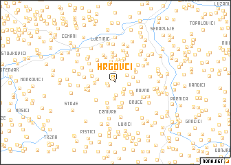 map of Hrgovci