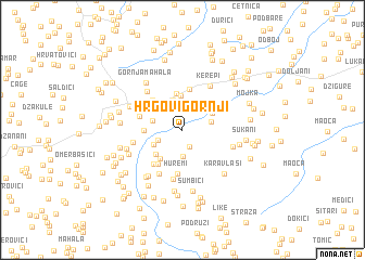 map of Hrgovi Gornji