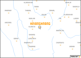 map of Hrianghnang