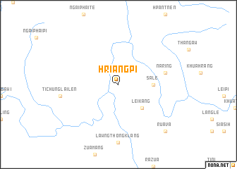 map of Hriangpi