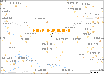 map of Hrib pri Koprivniku