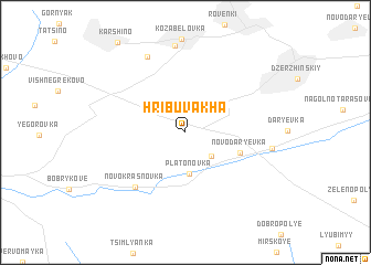 map of Hribuvakha