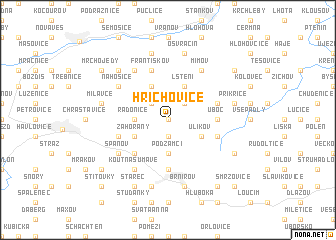 map of Hříchovice