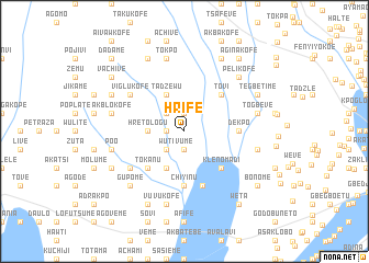 map of Hrife