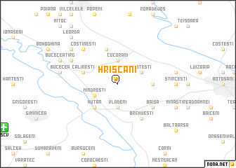 map of Hrişcani