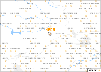 map of Hrob