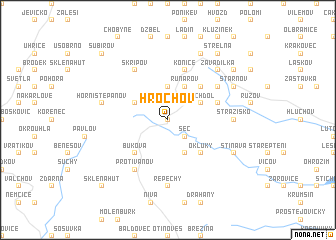 map of Hrochov