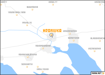 map of Hromivka