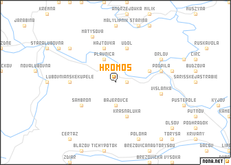 map of Hromoš