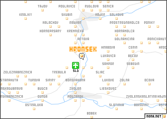 map of Hronsek