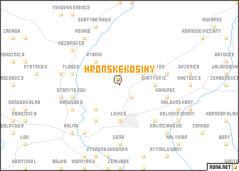 map of Hronské Kosihy