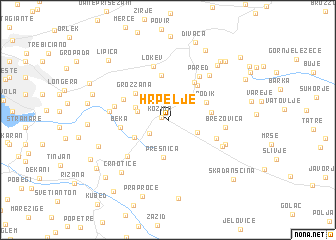 map of Hrpelje